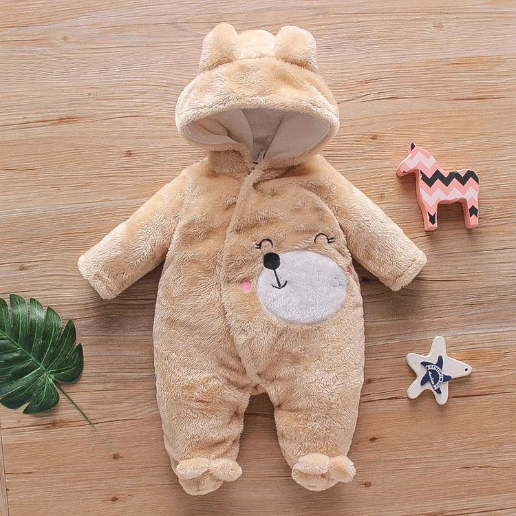 Baby Plüschkleidung mit Cartoon Hund oder Kaninchen Himmelsstern