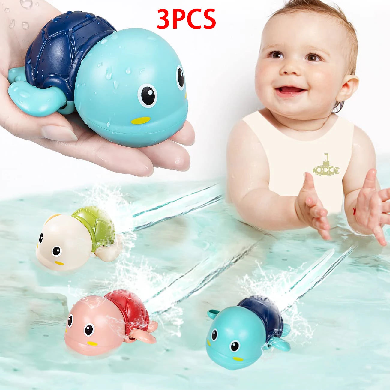 3PCS Baby Bad Spielzeug Himmelsstern