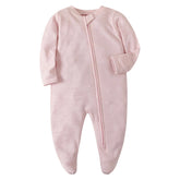 Neugeborenen Schlafanzug-Baumwolle mit Reißverschluss Himmelsstern