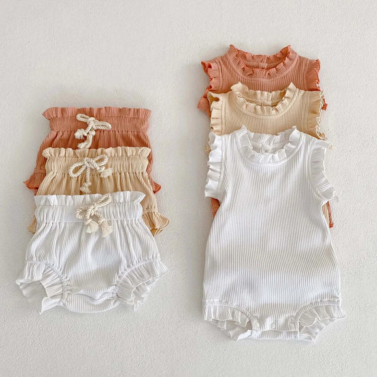 Sommer Baby Mädchen Kleidung Set