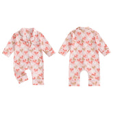 Baby Mädchen Valentinstag Strampler / Pyjama Himmelsstern