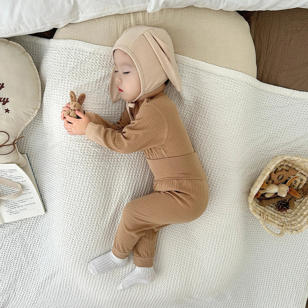 2Pcs Baby Pyjama Set-Bär Cartoon Himmelsstern