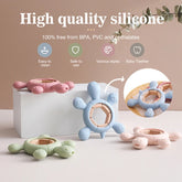 Baby Beißring Kind mit Cartoon Himmelsstern