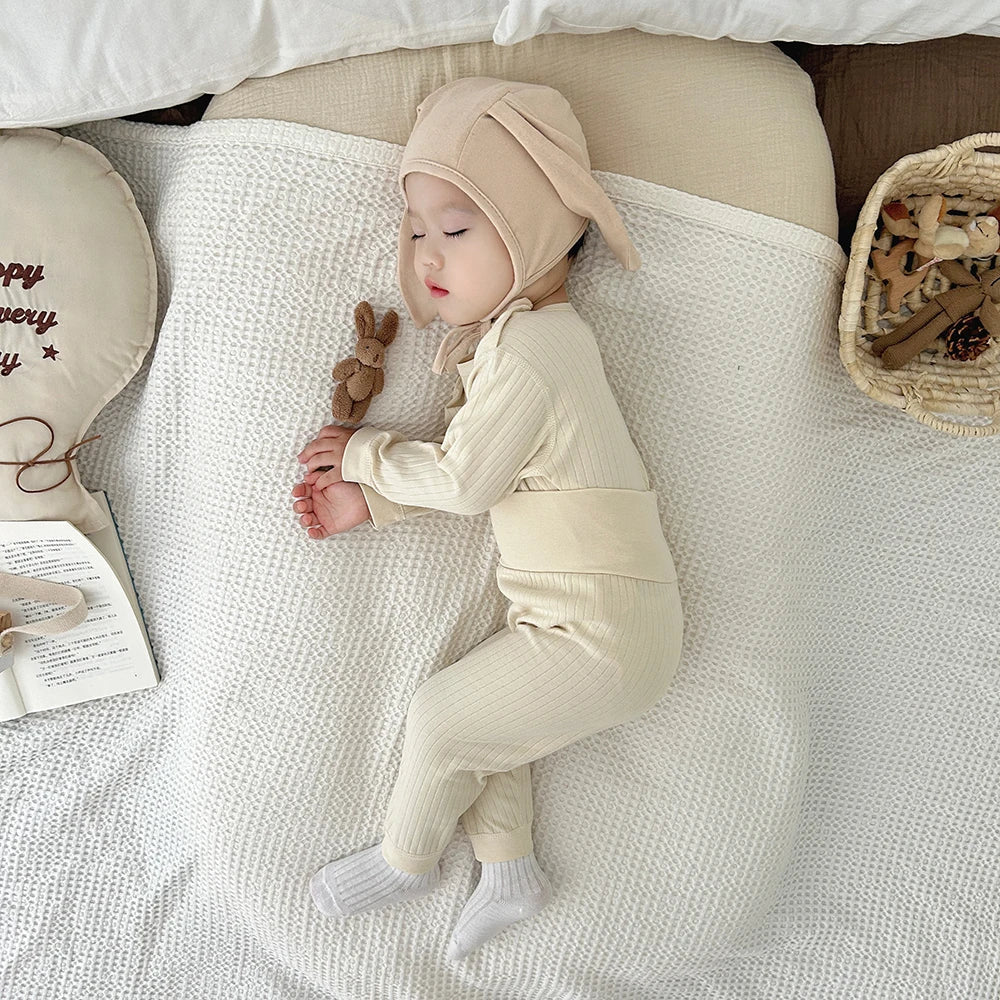 2Pcs Baby Pyjama Set-Bär Cartoon Himmelsstern