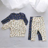 Baby Pyjama Set - Zitrone Print Himmelsstern