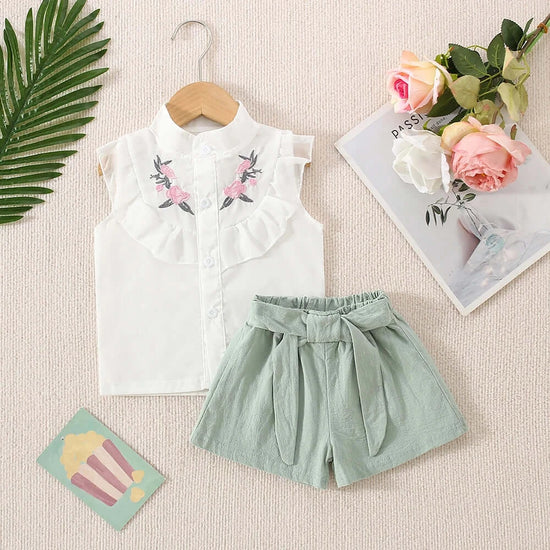Sommer Baby Mädchen Outfit