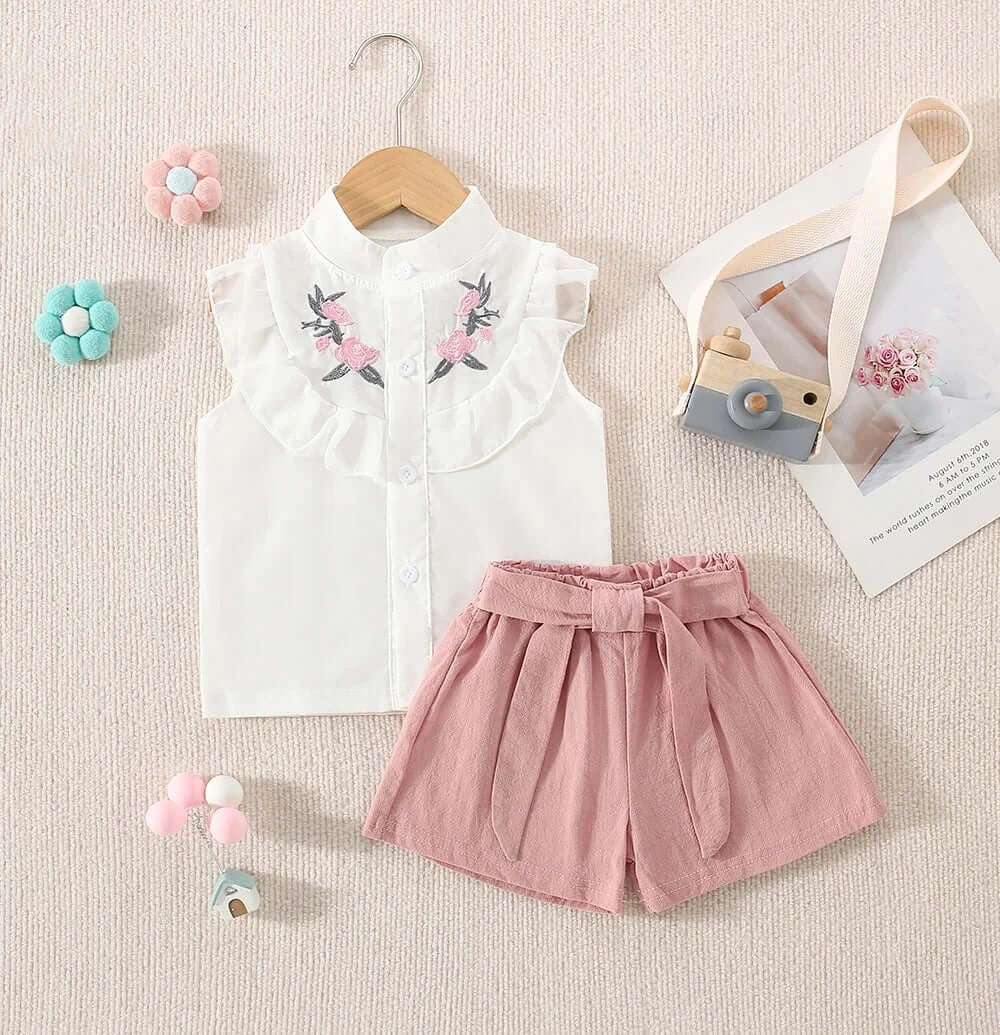 Sommer Baby Mädchen Outfit