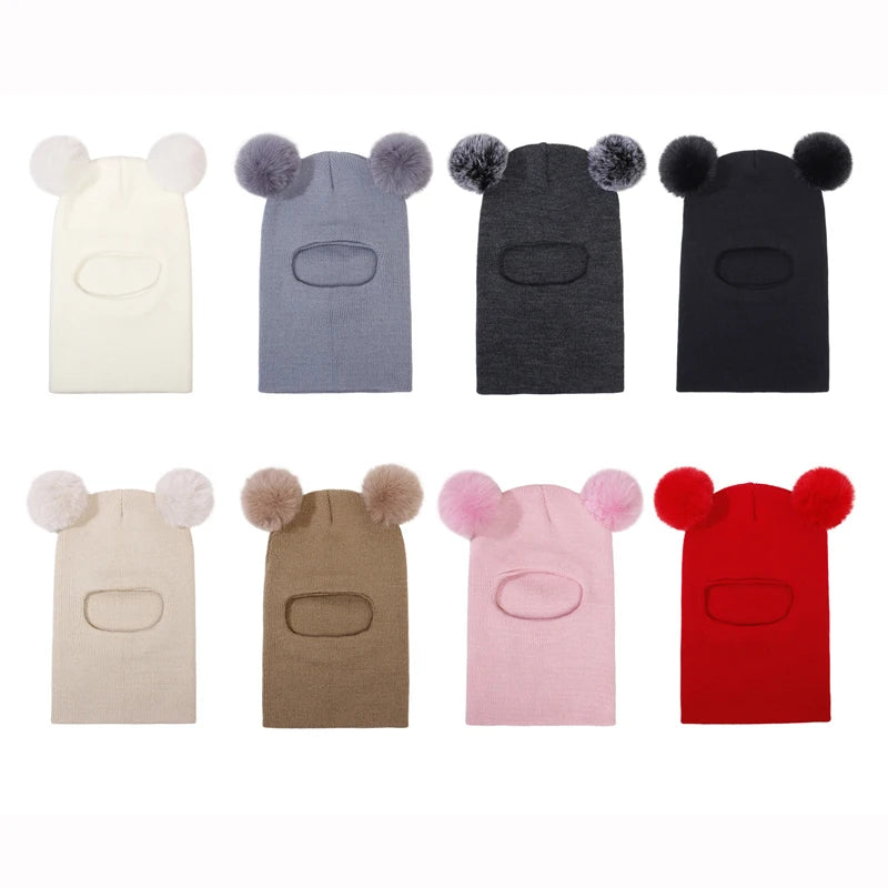 Bommel Wintermütze mit Schal für Babys Himmelsstern