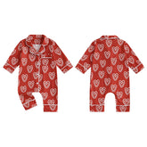 Baby Mädchen Valentinstag Strampler / Pyjama Himmelsstern